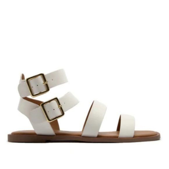 !! NEW !! Strappy Gladiator Sandals in Gold Champagne - Picture 9 of 12